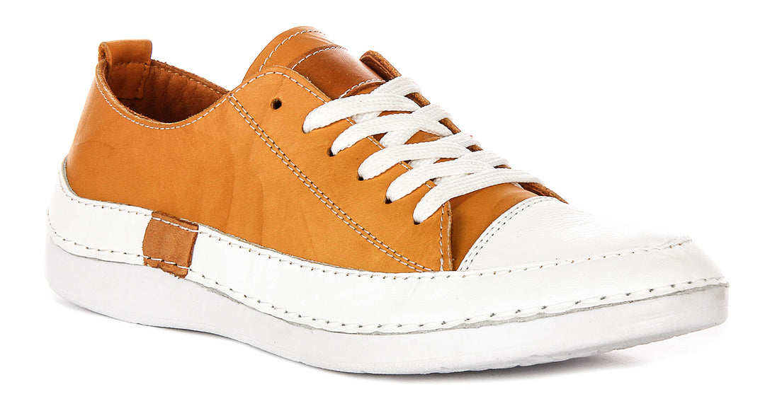 Sammy Trainers In Mustard
