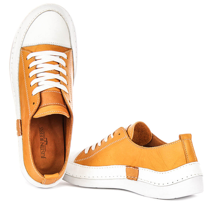 Sammy Trainers In Mustard