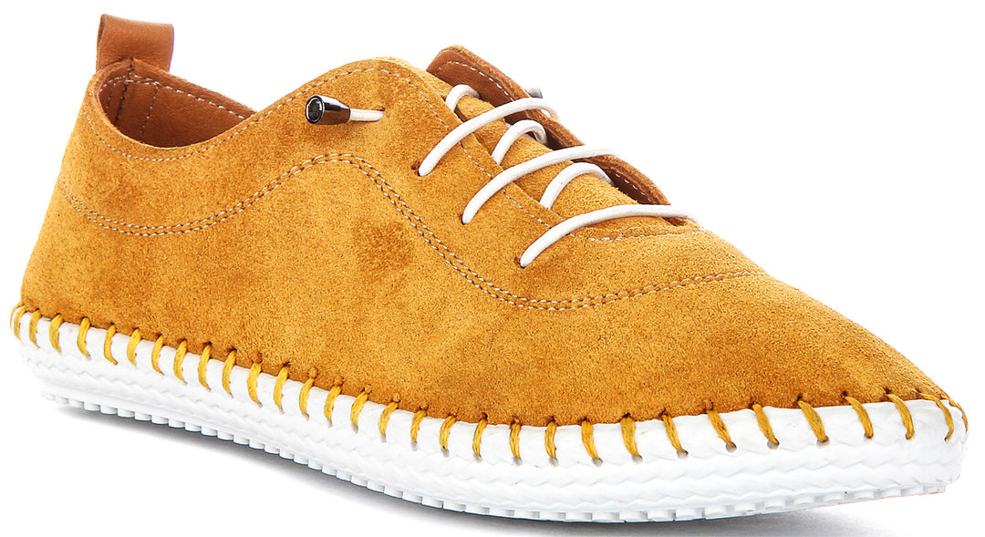 Lexi 2 Suede In Mustard