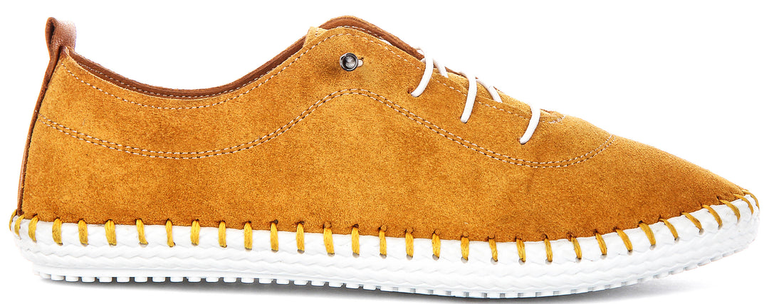 Lexi 2 Suede In Mustard