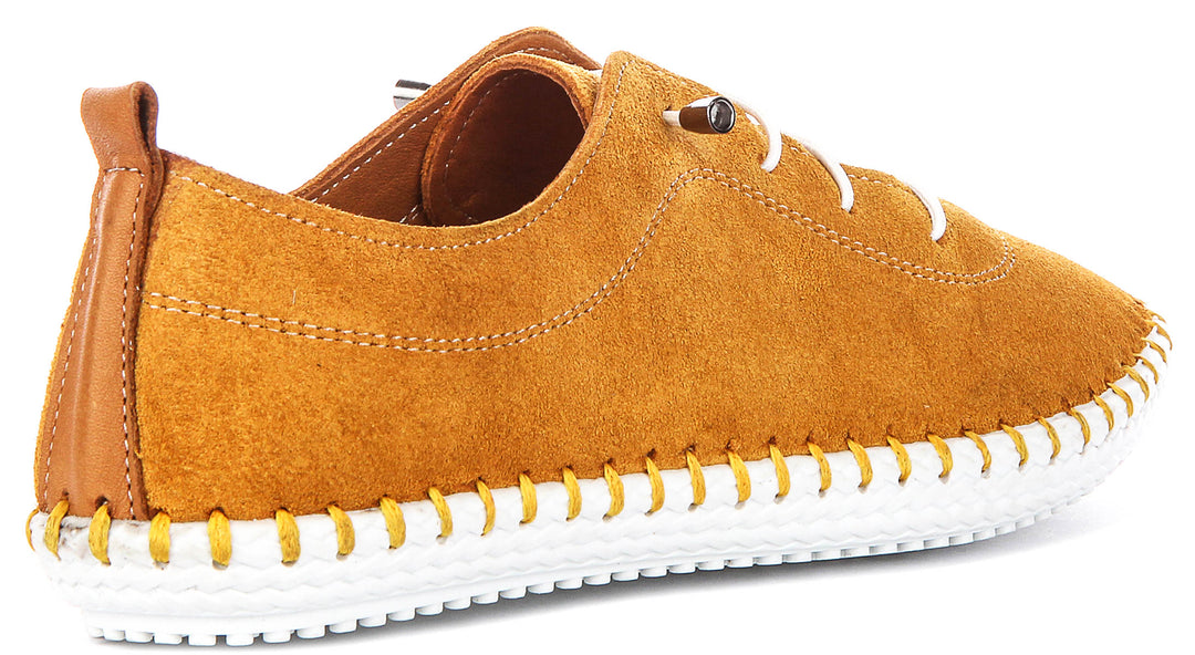 Lexi 2 Suede In Mustard