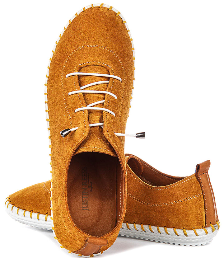 Lexi 2 Suede In Mustard