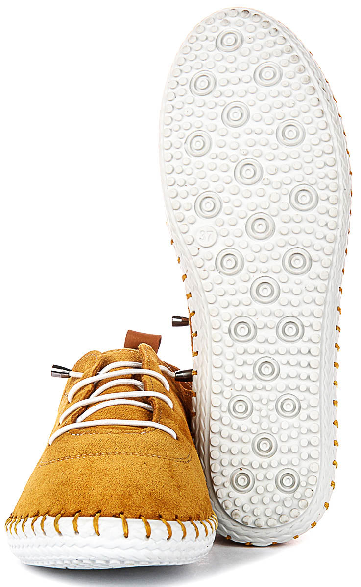 Lexi 2 Suede In Mustard