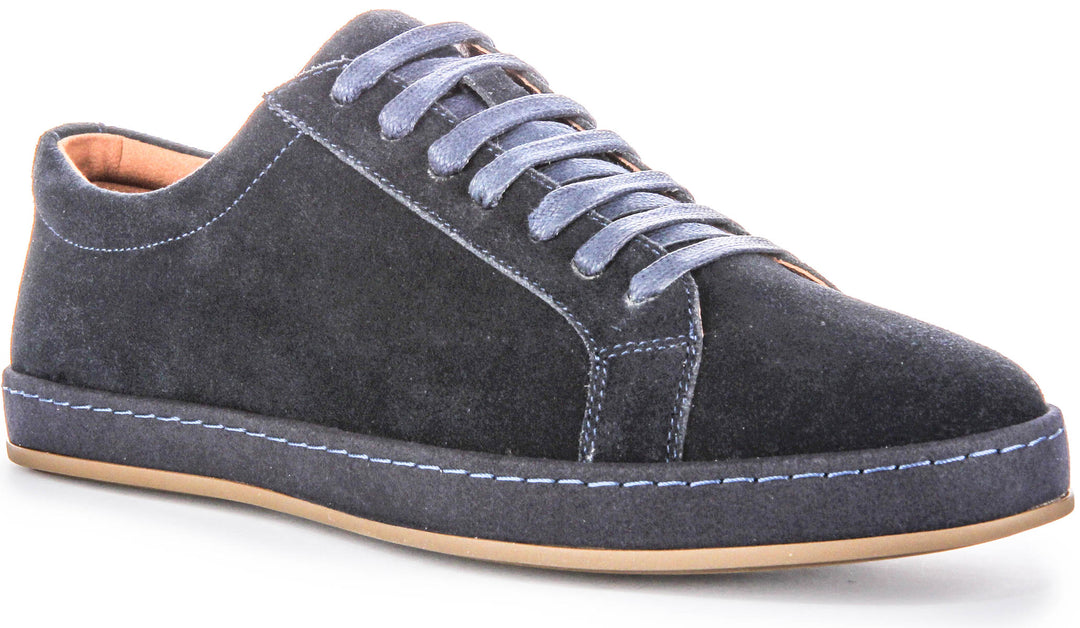 Jude Suede Casual Shoes In Navy