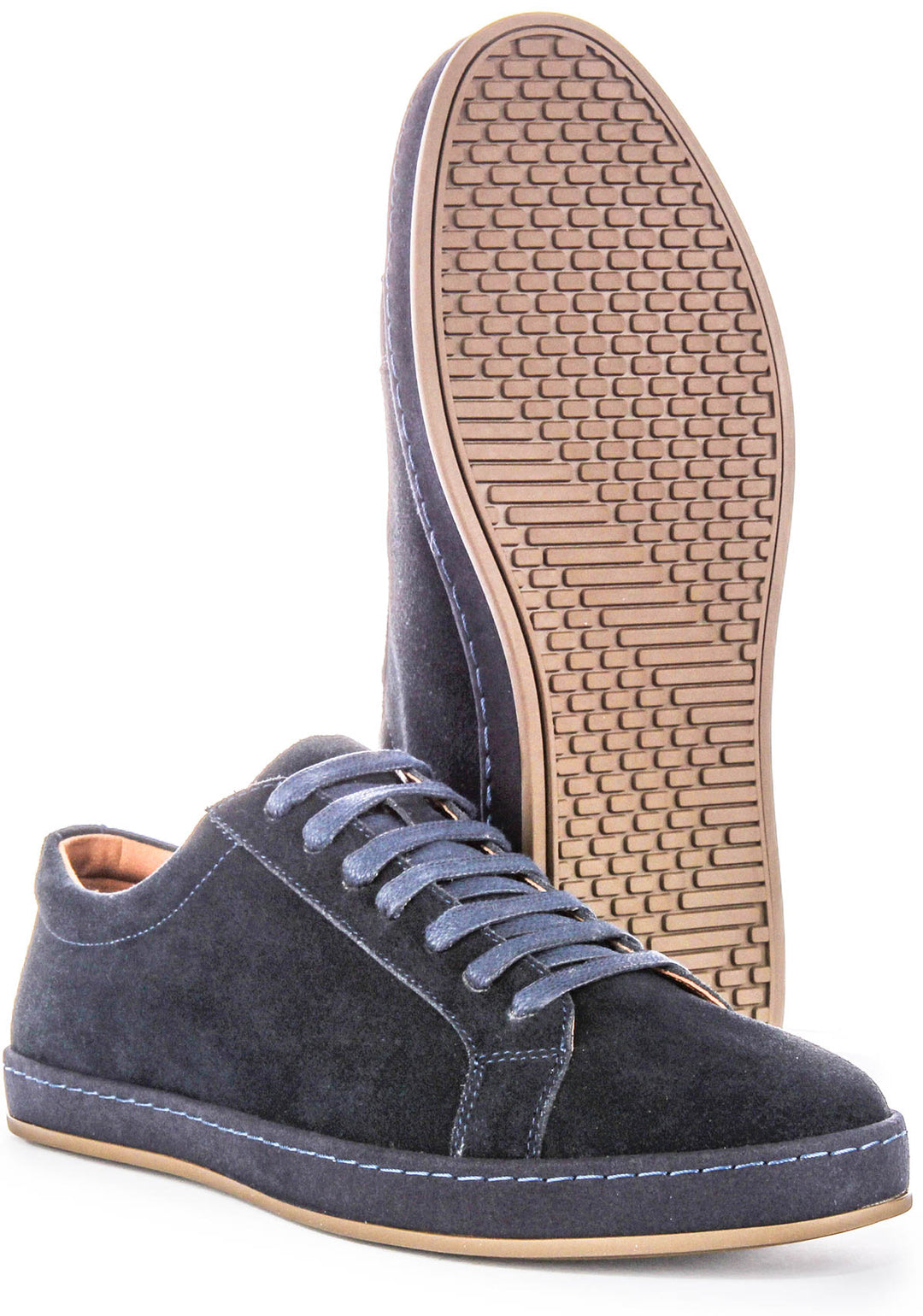 Jude Suede Casual Shoes In Navy