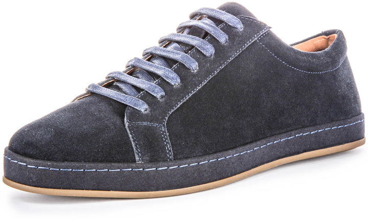 Jude Suede Casual Shoes In Navy