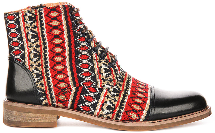 Juan In Navy Oxford Boots