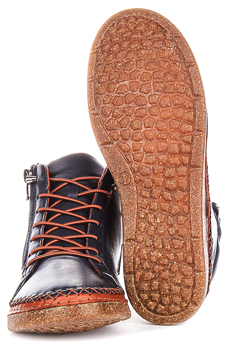 Kylie Hi Top Shoes In Navy