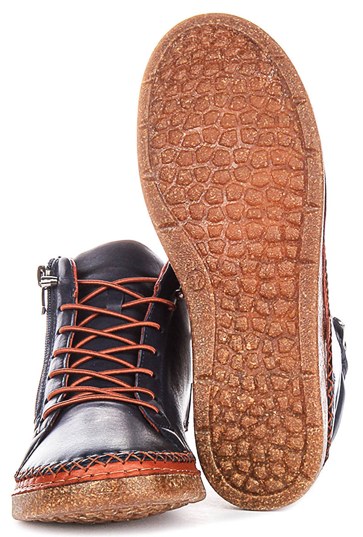 Kylie Hi Top Shoes In Navy