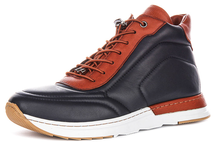 Mckena Hi Top Casual Shoes In Navy