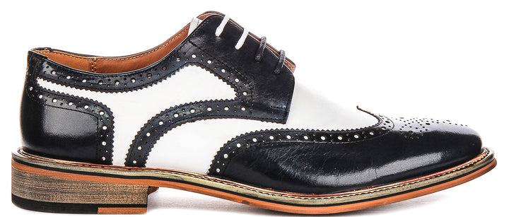 Kai 2 In Navy White Brogues