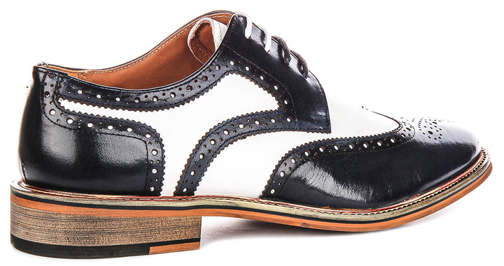 Kai 2 In Navy White Brogues