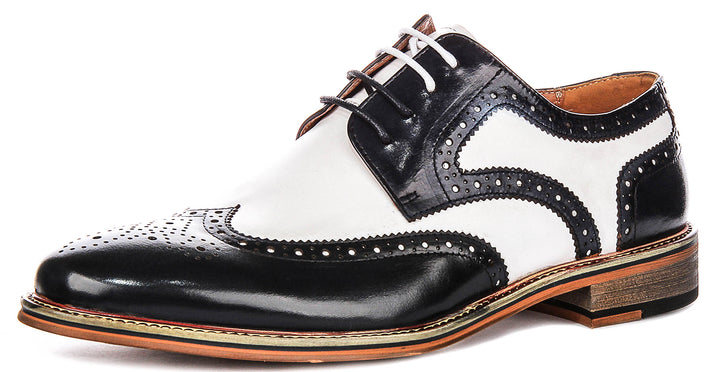 Kai 2 In Navy White Brogues