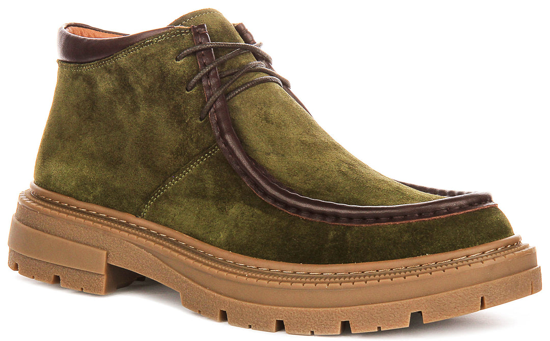 Michael Casual Boots In Olive