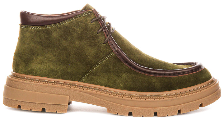 Michael Casual Boots In Olive