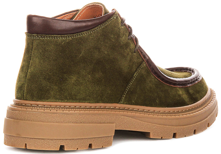 Michael Casual Boots In Olive