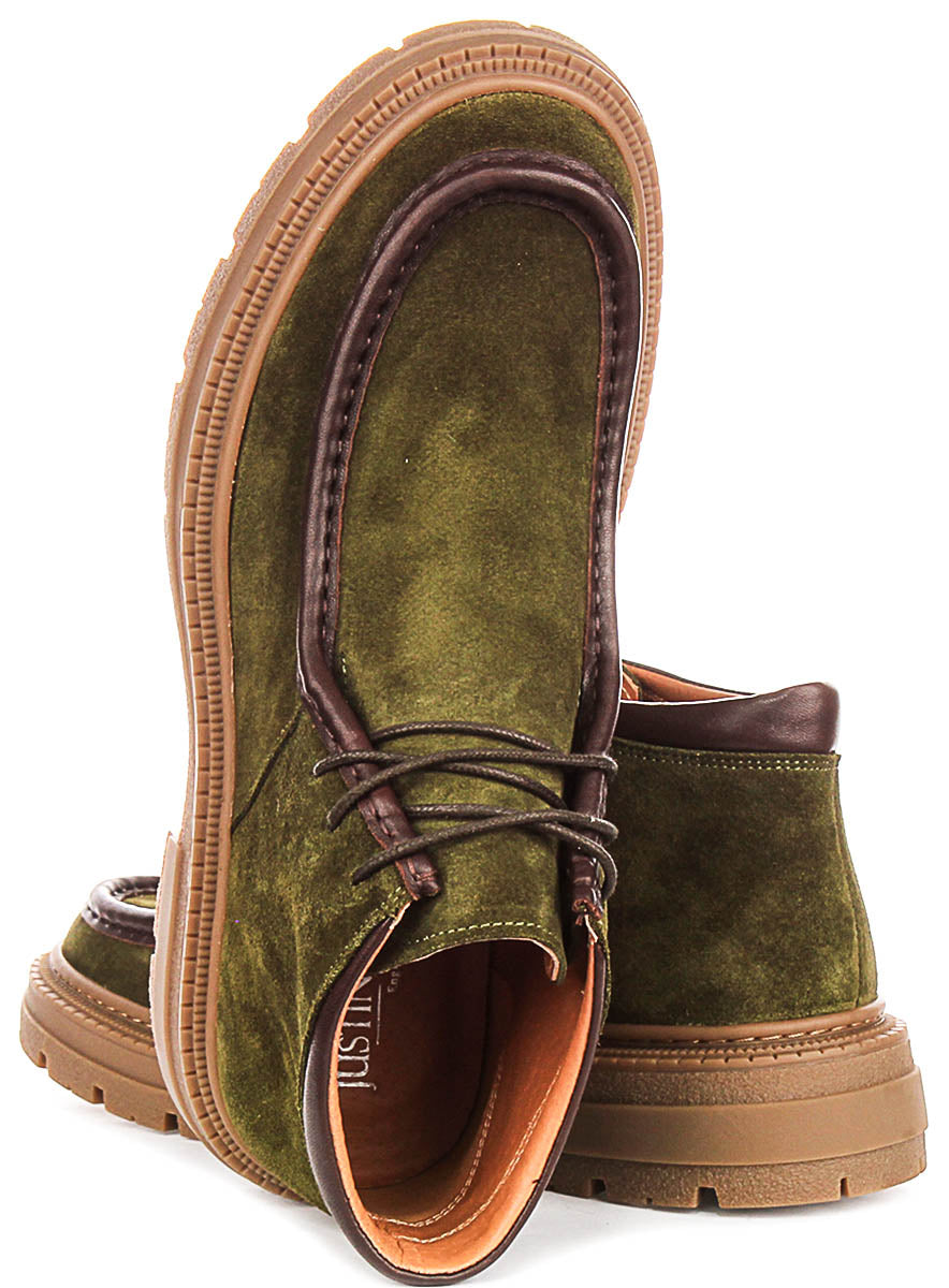 Michael Casual Boots In Olive