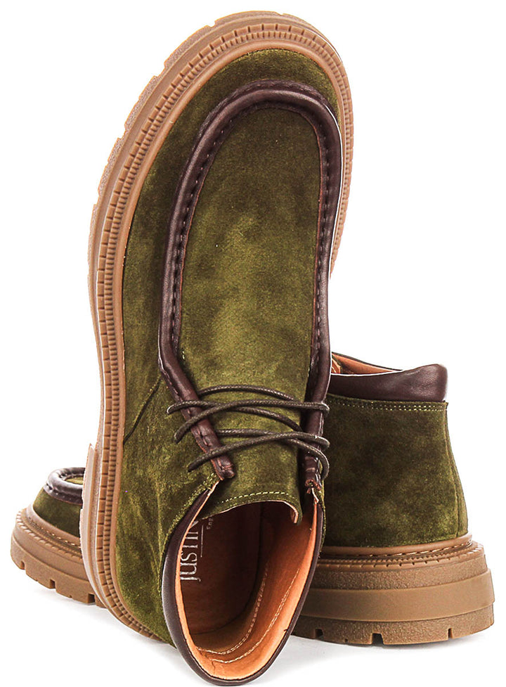 Michael Casual Boots In Olive