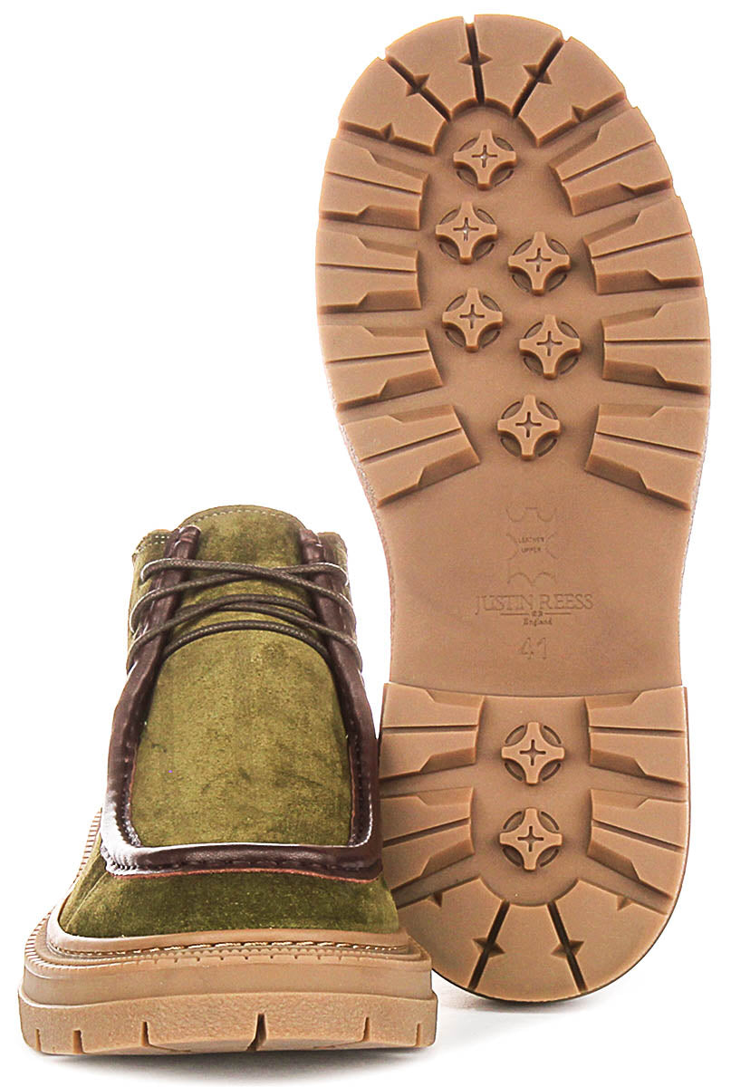 Michael Casual Boots In Olive