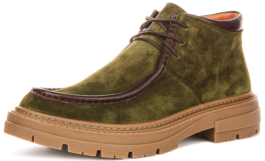 Michael Casual Boots In Olive
