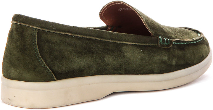 Jenny Soft Loafer In Olive