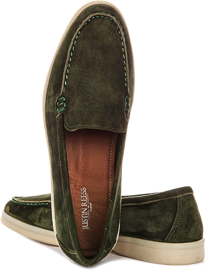 Jenny Soft Loafer In Olive