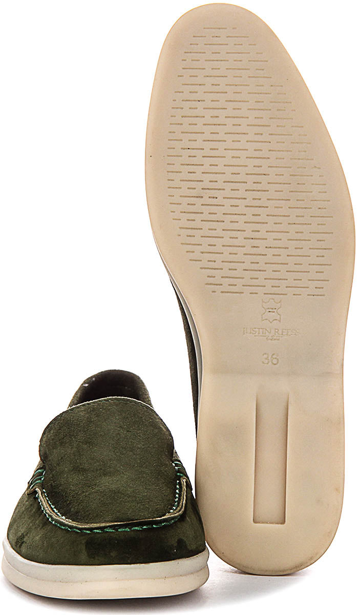 Jenny Soft Loafer In Olive