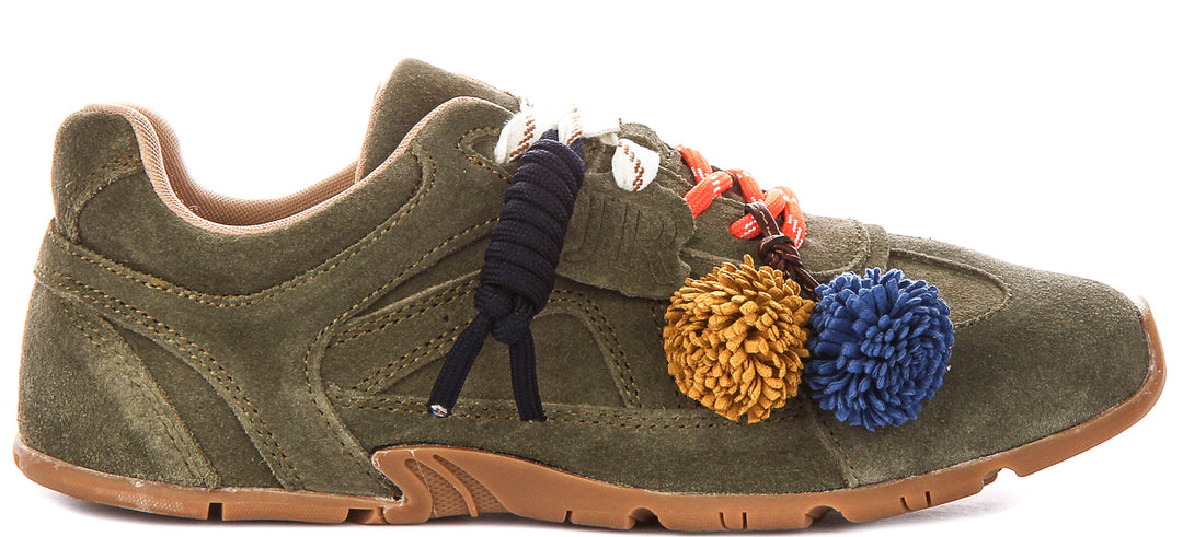Jodi Low Profile Shoes in Olive