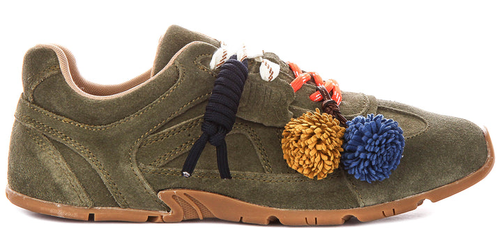 Jodi Low Profile Shoes in Olive
