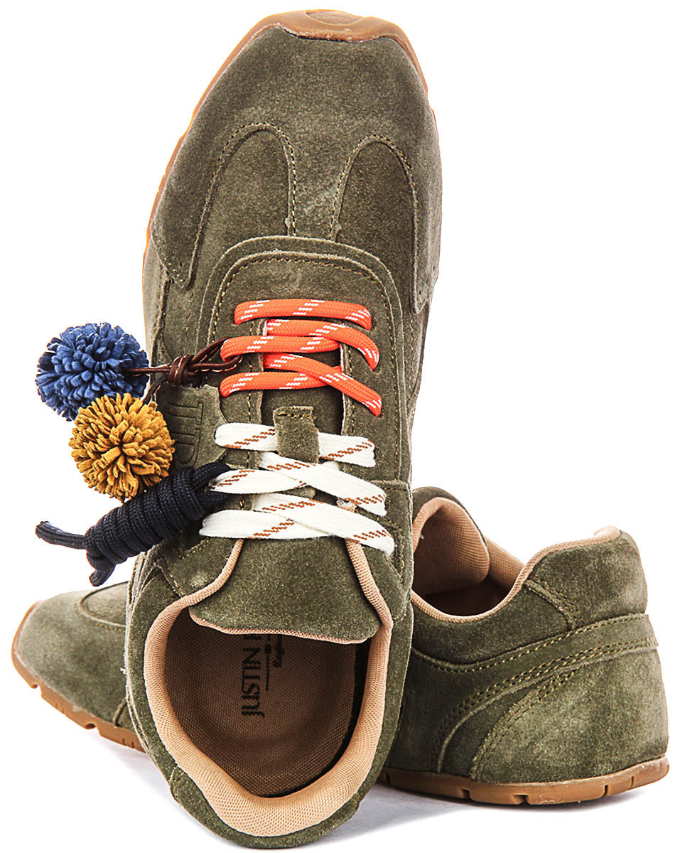 Jodi Low Profile Shoes in Olive