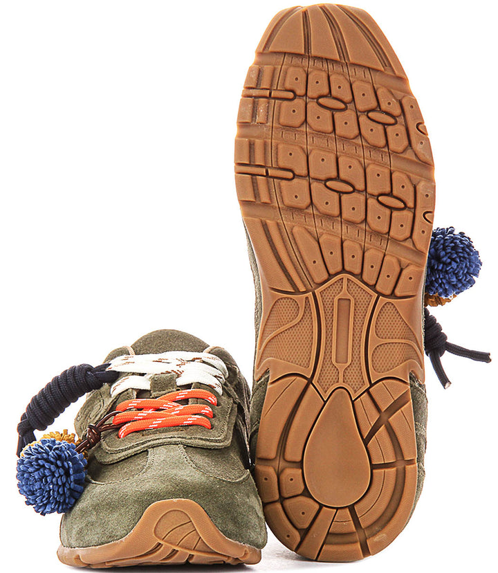 Jodi Low Profile Shoes in Olive