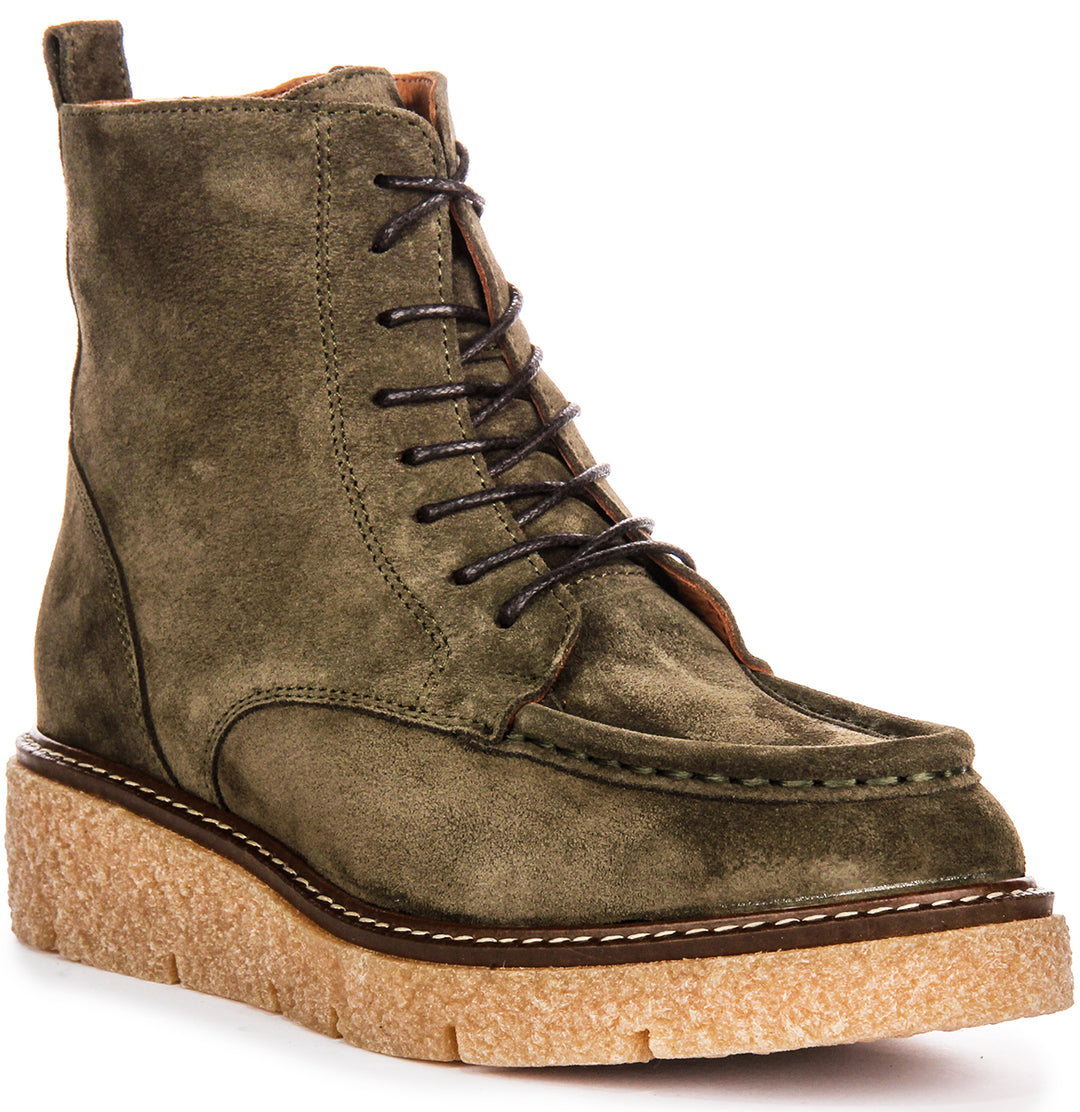 Alani Ankle Boots In Olivegreen