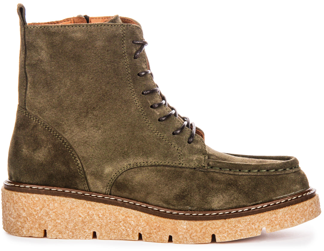 Alani Ankle Boots In Olivegreen