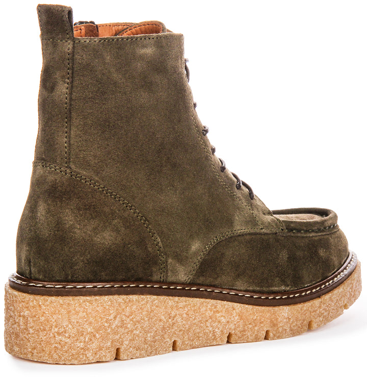 Alani Ankle Boots In Olivegreen