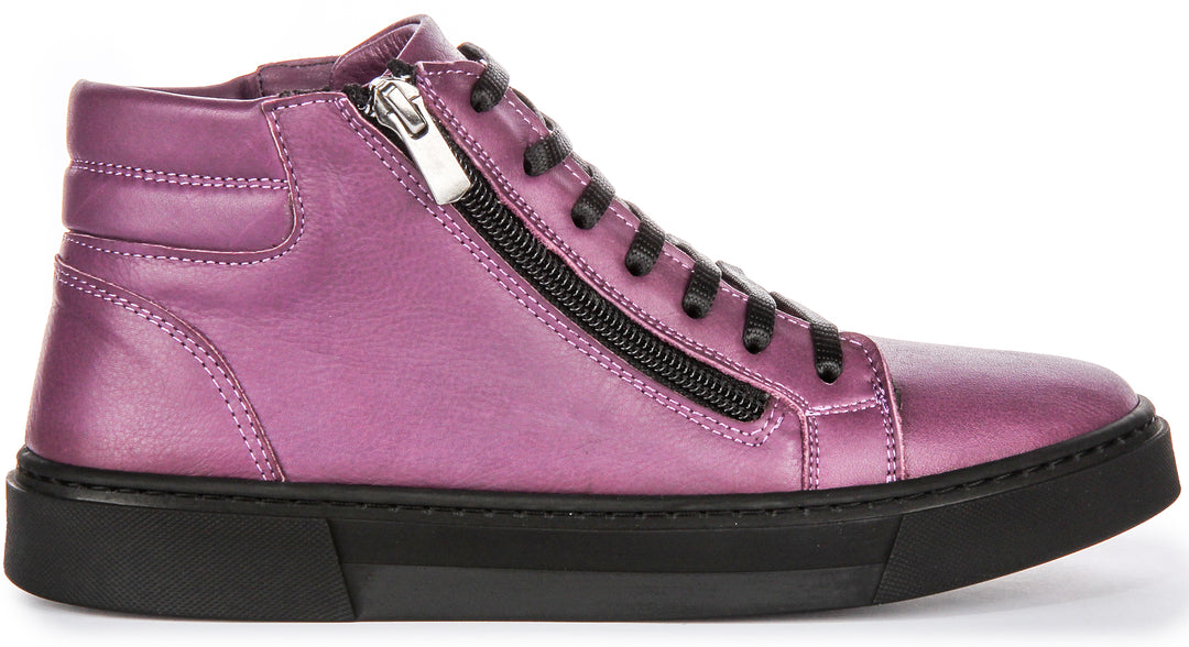 Bexley Comfort Ankle Boots In Purple