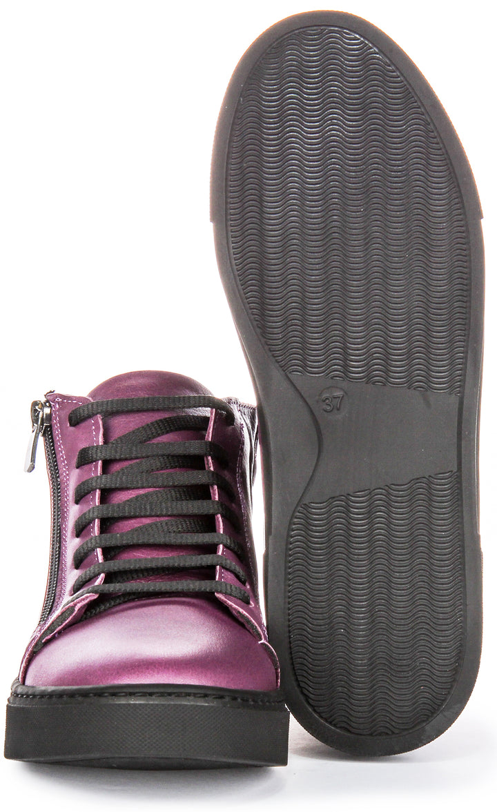 Bexley Comfort Ankle Boots In Purple