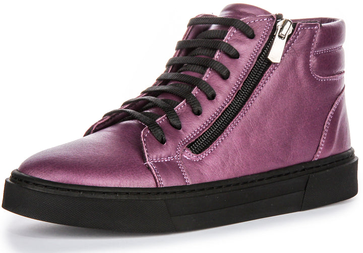 Bexley Comfort Ankle Boots In Purple