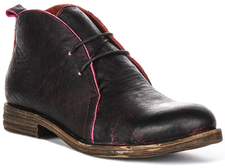 Ember Ankle Boots In Purple