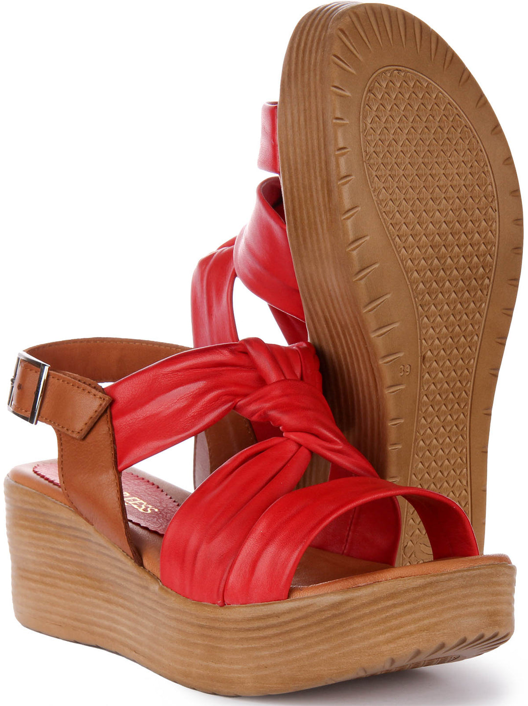 Raya Sandals In Red