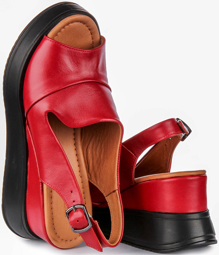 Lucia Sandals In Red