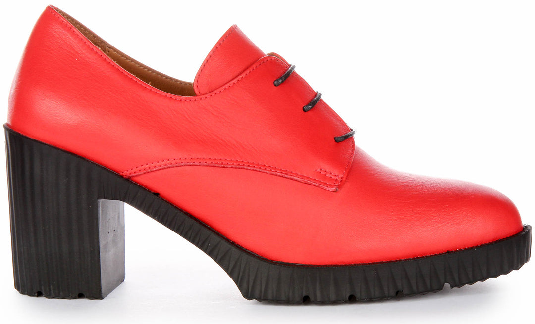Eden Heel Shoes In Red