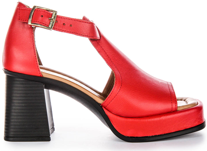 Gail Heel Shoes In Red