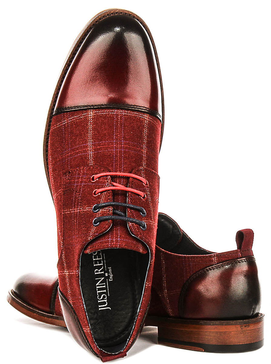 Oden In Red Oxford Shoes