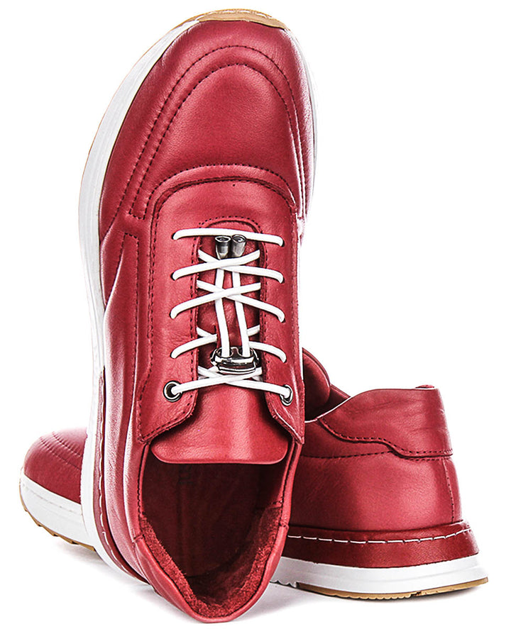 Kimberley Slip On Shoes In Red