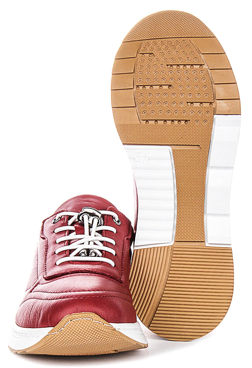 Kimberley Slip On Shoes In Red