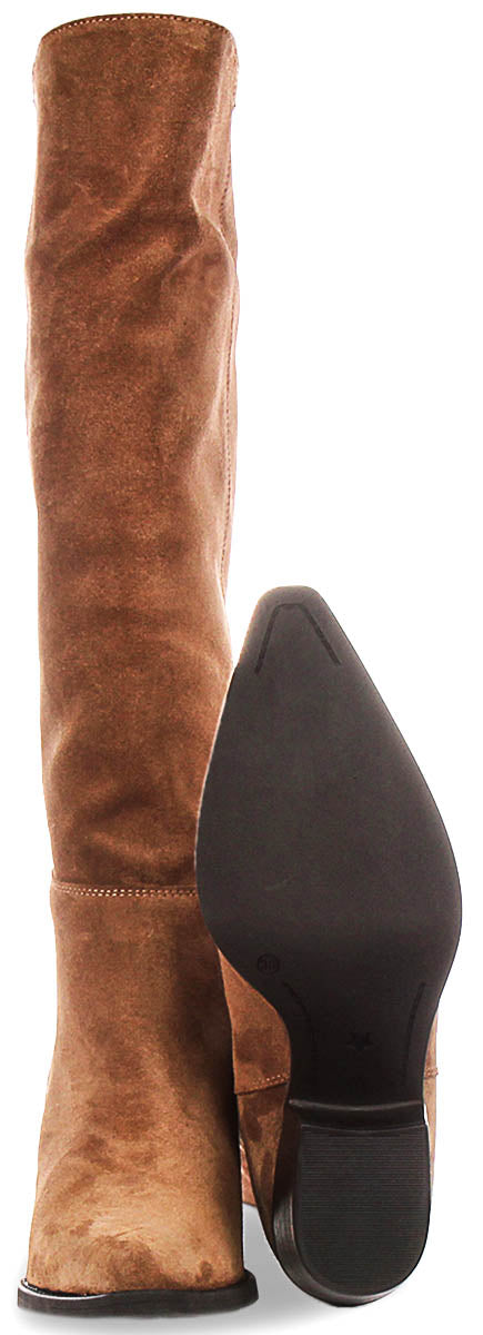 Hadley Cowboy In Sand Suede