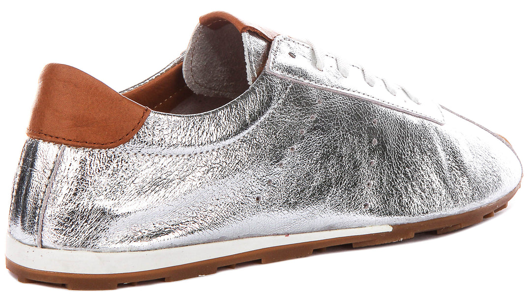 Michelle Low Profile Shoes In Silver