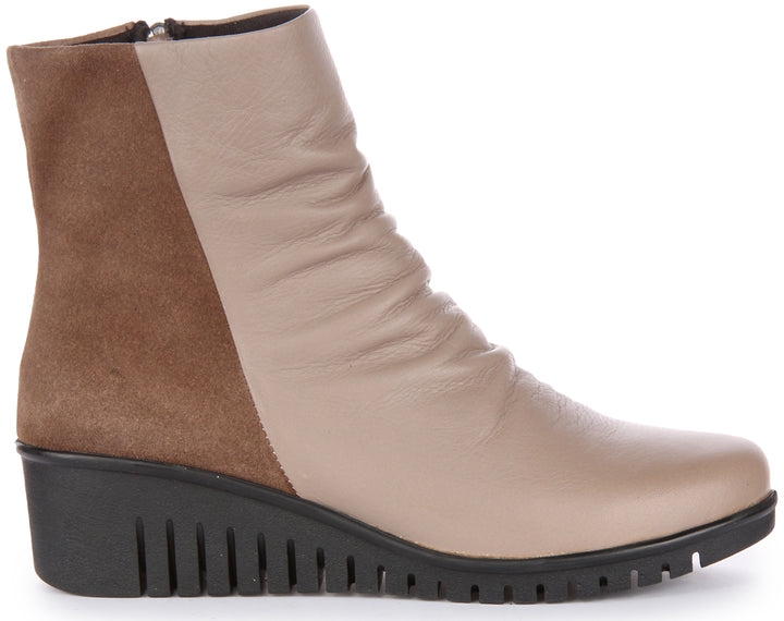 Melia Ankle Boots In Stone