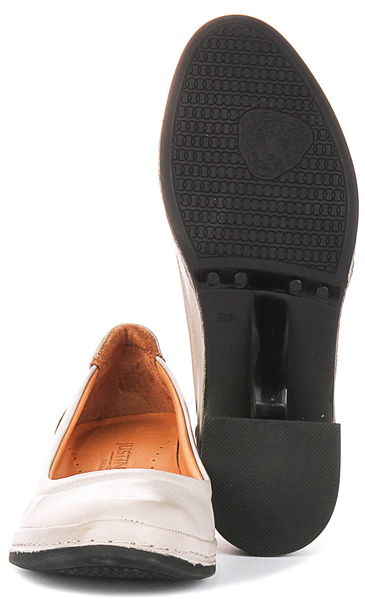 Polly In Stone Heel Shoes