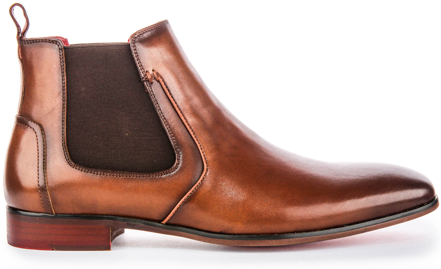 Rory In Tan For Men | Leather Chelsea Ankle Boots – Justin Reess
